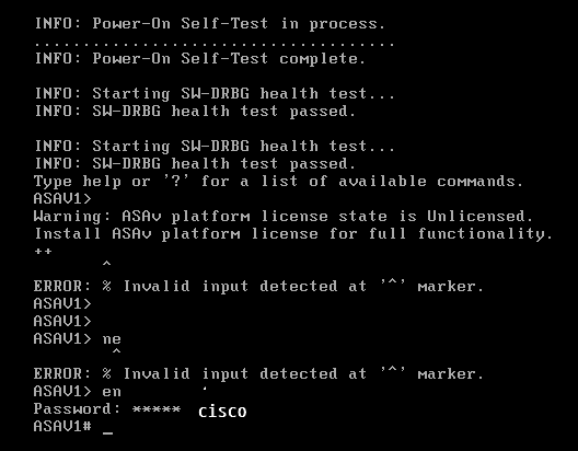 Cisco ASAv 인터페이스·정책 구성 · GNS에서 ASAv 구축