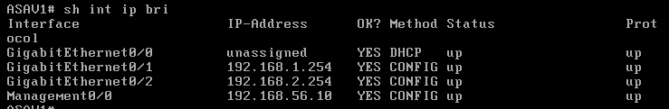 Cisco ASAv 인터페이스·정책 구성 · GNS에서 ASAv 구축