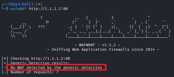 WAF 탐지 도구와 HTTP 실습 · waf00f